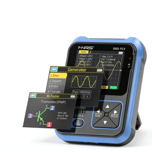 Handheld Oscilloscope FNIRSI DSO TC3 10MS/s 500kHz with Built in-1