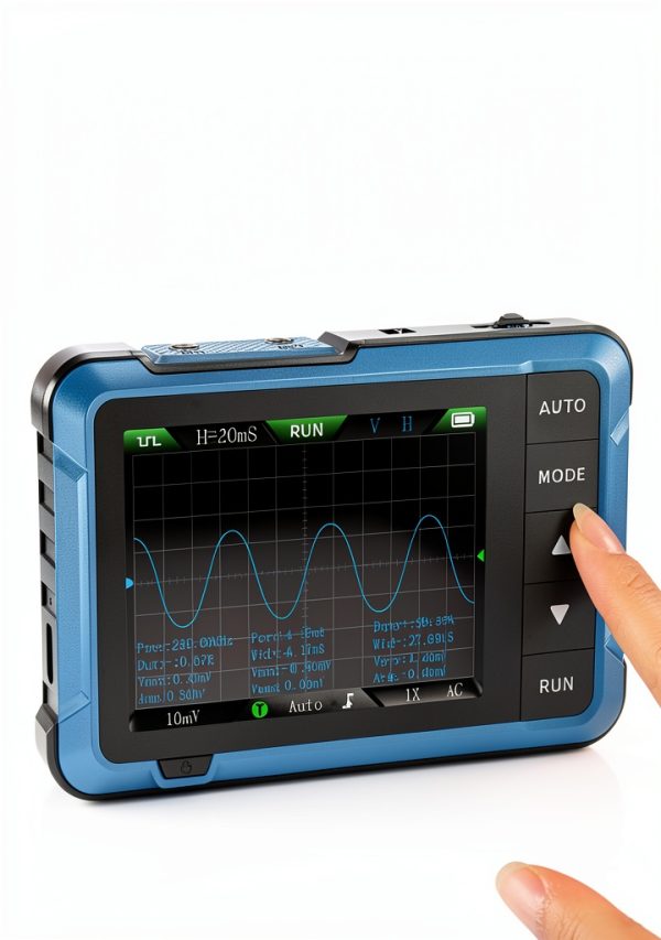 FNIRSI DSO153 Portable Oscilloscope 10MHz Bandwidth Signal Generator-3