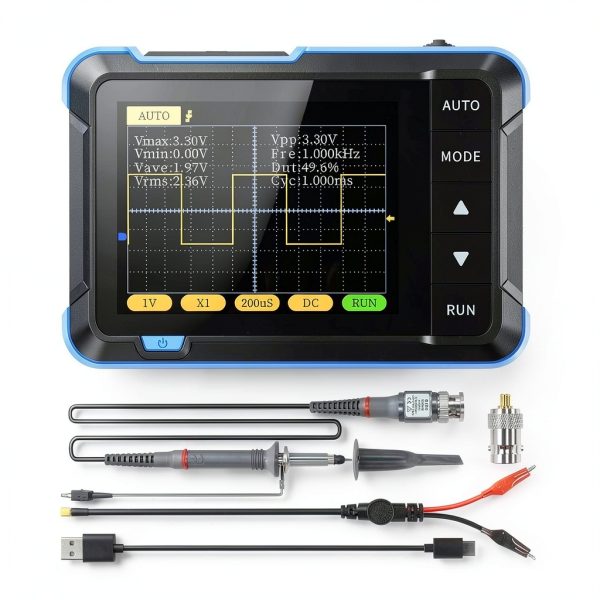Oscilloscope TEKCOPLUS TK400PLUS Portable Mini DSO with Auto Trigger-0