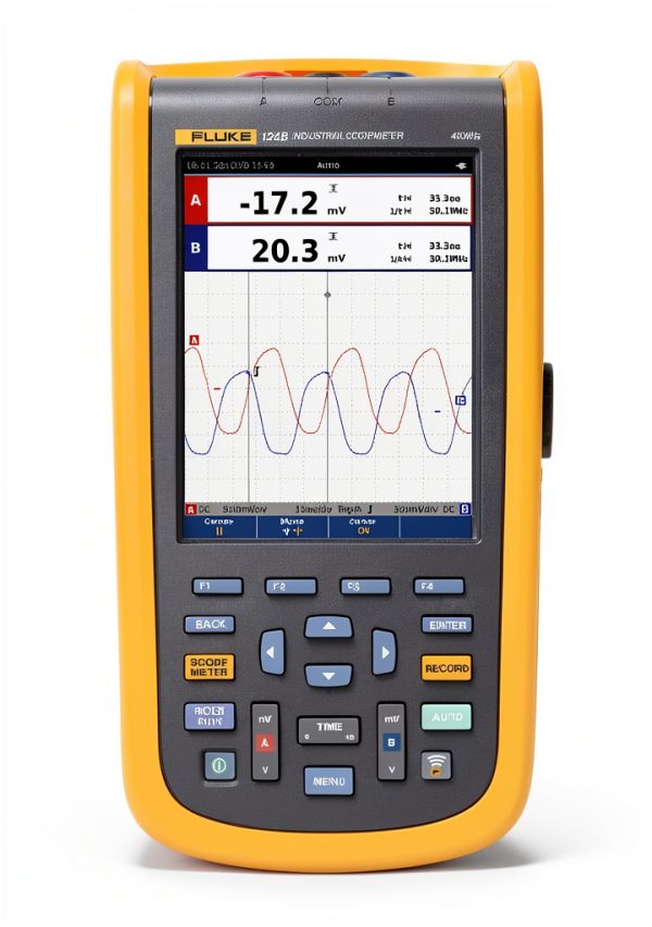Fluke Dual Channel Oscilloscope 20MHz with Li-Ion Battery Kit 124B-0