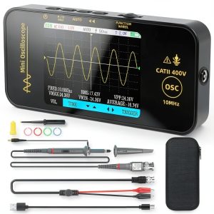 Handheld Oscilloscope BSIDE OT3 10MHz Bandwidth 3.2" TFT Portable-0
