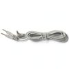 DC 3.5mm Length 60'' Electrode Wires for Tens EMS Machine 2-pin Cables Standard Connection 3.5mm Reusable 2mm Plug in Long-Life Massage Machine, Pack of 2-3