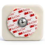 3M Red Dot ECG Monitoring Electrodes 2560 Foam Diaphoretic 4cm x 3.5cm-0