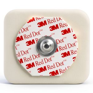 3M Red Dot ECG Monitoring Electrodes 2560 Foam Diaphoretic 4cm x 3.5cm-0