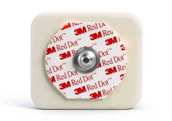 3M Red Dot ECG Monitoring Electrodes 2560 Foam Diaphoretic 4cm x 3.5cm-0