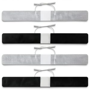 LotFancy TENS Unit Pads 1.65"x13.75", 4Pcs Electrode Pads Long Strip Shape, Tens Unit Replacement Pads for Electrotherapy-0
