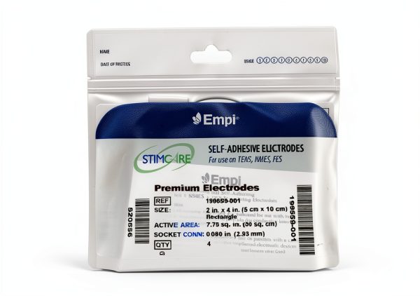 Empi StimCare Premium 2" x 4" Rectangle Electrodes 4 per Pack 199659-001-1