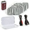 TENS 7000 TENS Pads Replacement, Battery Kit - Includes 16 Premium TENS Unit Replacement Pads, 4 Lead Wires, 9-Volt Replacement Battery, 1 Electrode Pad Holder For Stim Pads-0